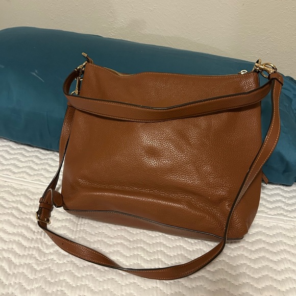 Coach Brown Leather Shoulder Bag - Picture 2 of 5